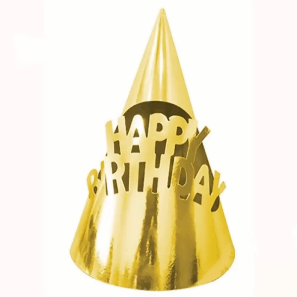 Külah Şapka Happy Bırthday Altın 20'li