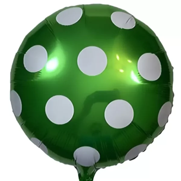 Folyo Balon Çin 18" Puanlı Koyu Yeşil 10'lu