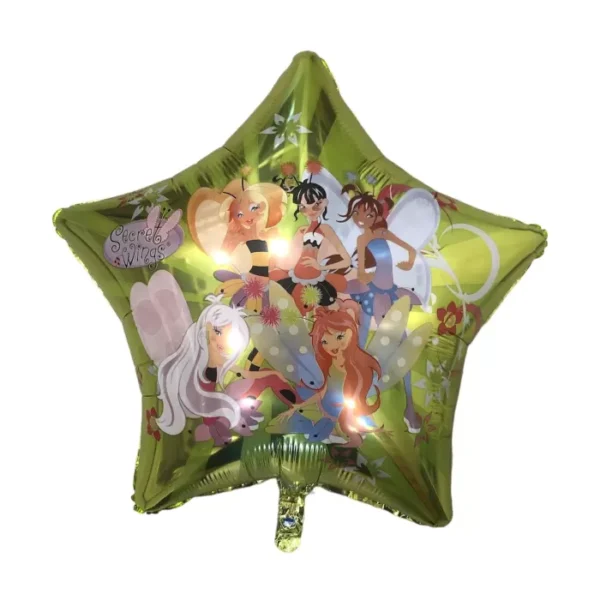 Folyo Balon 24" Secret Wings 5'li