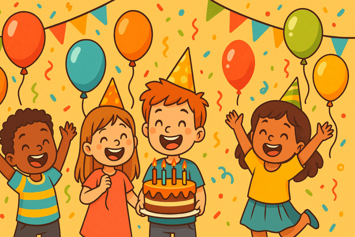 doğum günü kutlamaları; çocuklarda doğum günü önemi; doğum günü balonları; çocuk gelişimi ve kutlama; doğum günü anıları